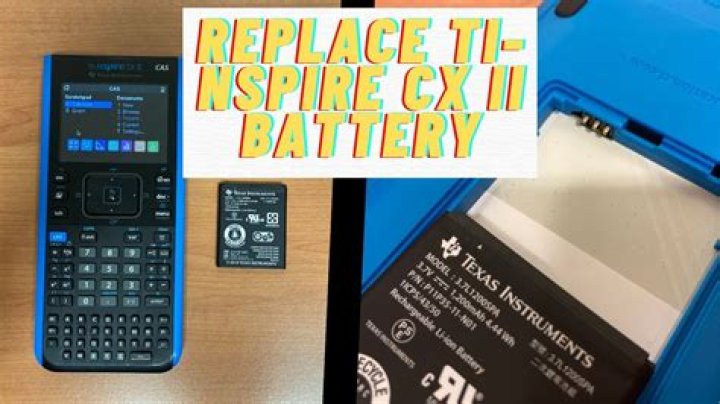What battery does the TI-Nspire use?
