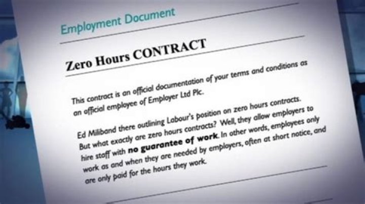 What benefits do you get on a zero hour contract?