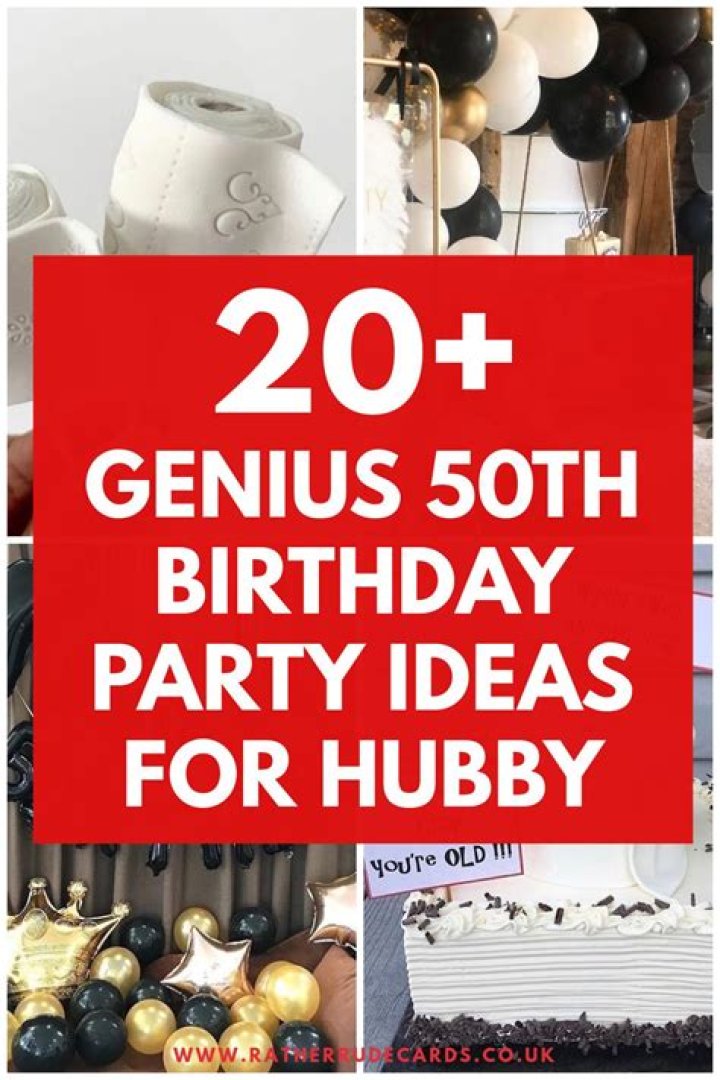 What can I do for my husbands 50th?
