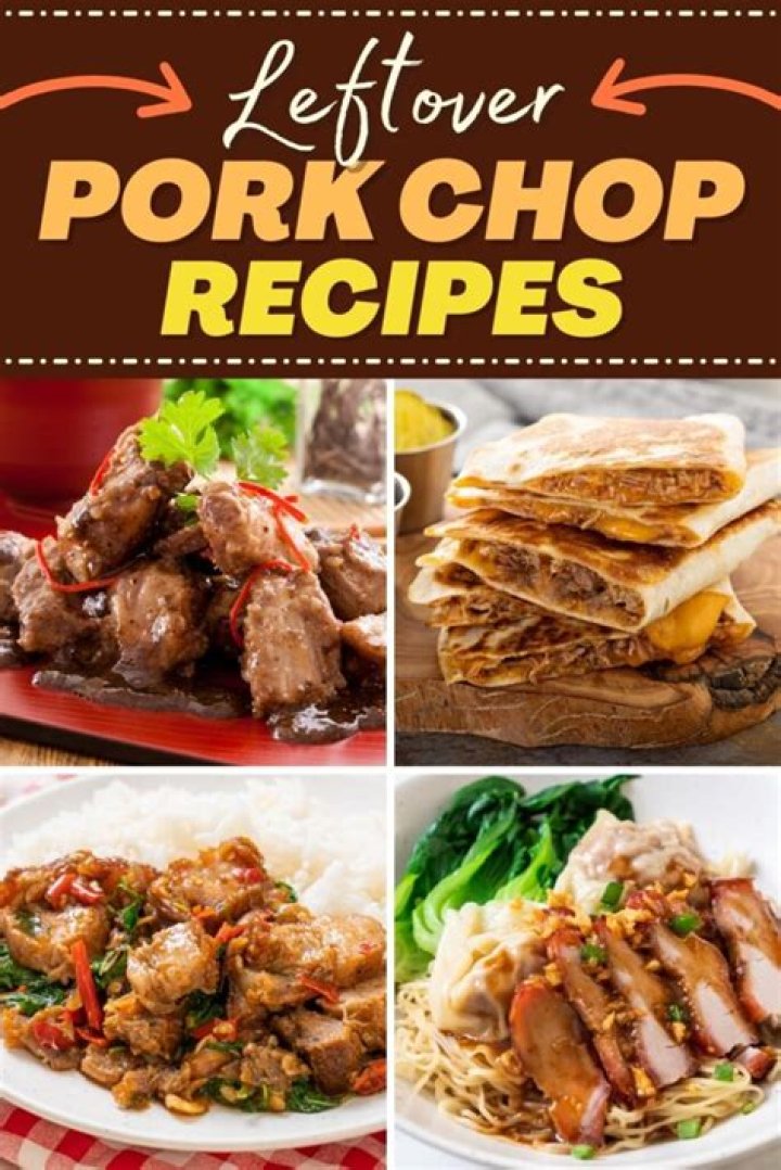 What can I do with leftover dried pork chops?