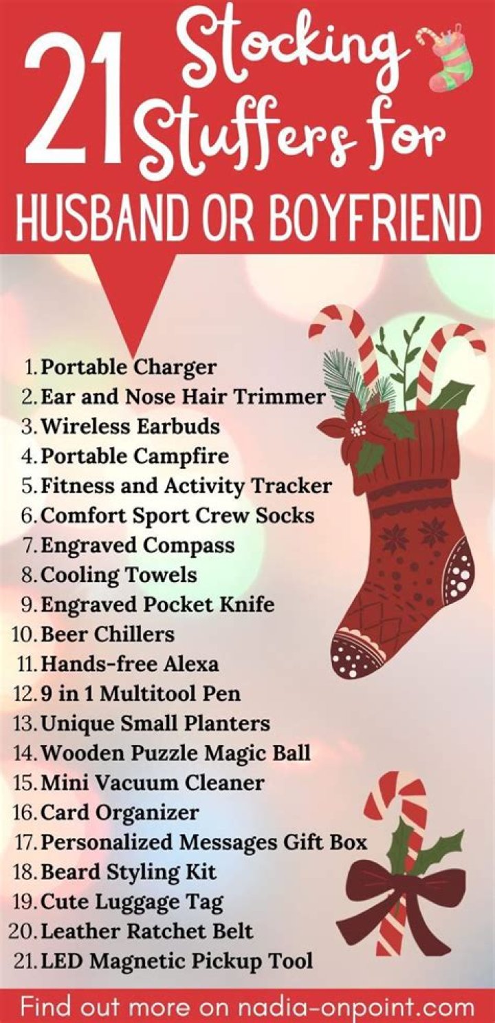 What can I put in my boyfriends stocking?