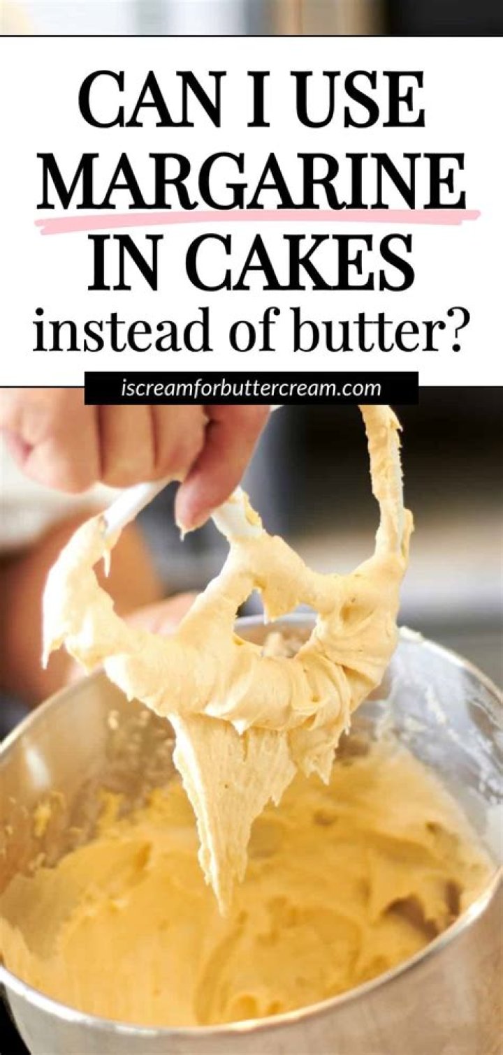 What can I use instead of butter in icing?