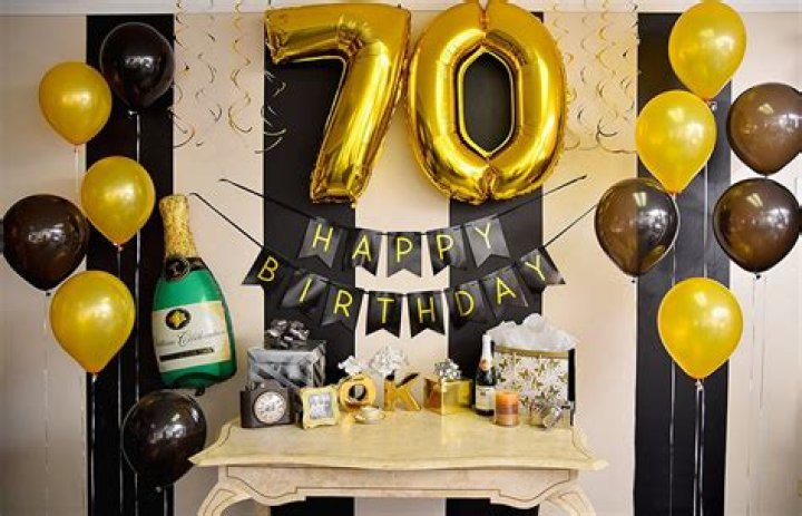 What can you do for a 70 year old birthday party?