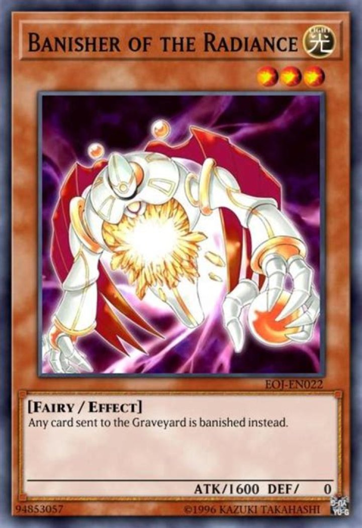 What cards can banish monsters?