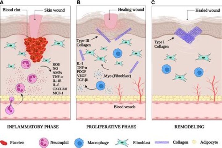 What causes death of keratinocytes?