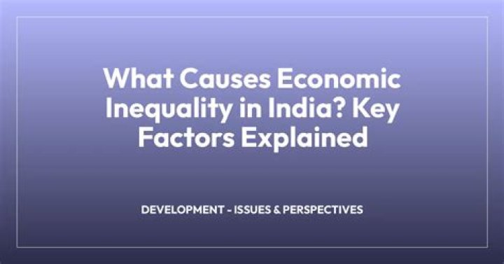What causes economic inequality?