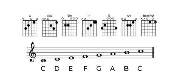What chords go in the key of C?