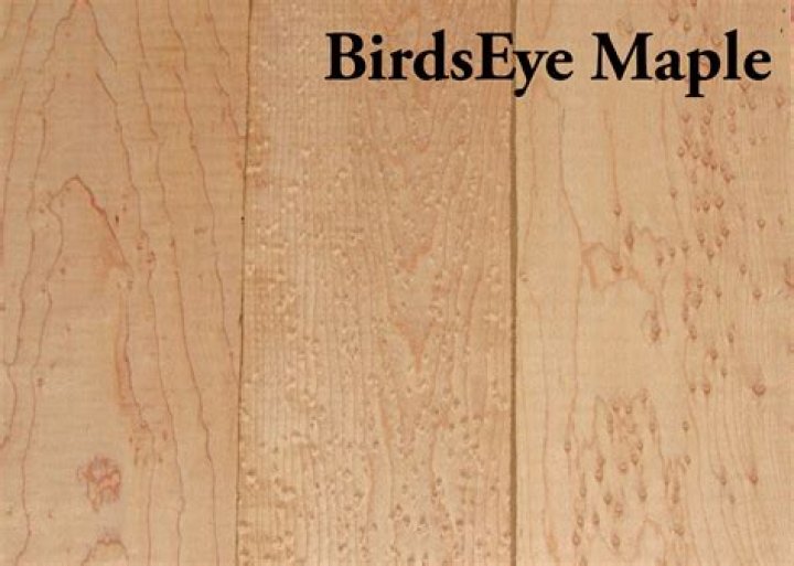 What color is birdseye maple?