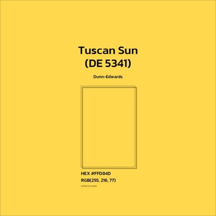 What color is Tuscan sun?