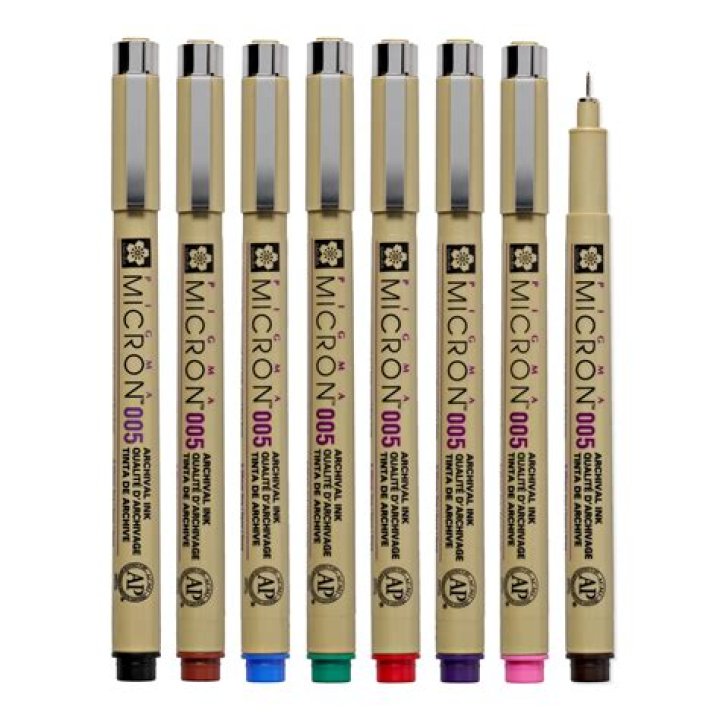 What colors do Micron pens come in?