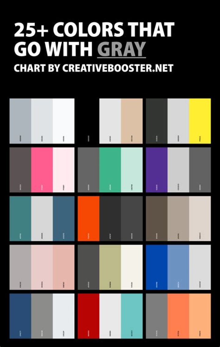 What Colour goes best with French GREY?