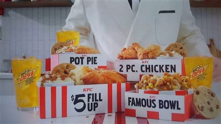 What comes with the $5 fill up at KFC?