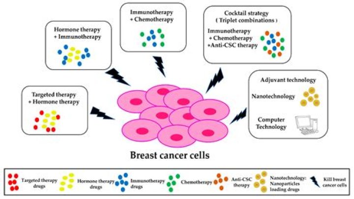 What complementary and alternative therapies are being used in treatment of breast cancer?