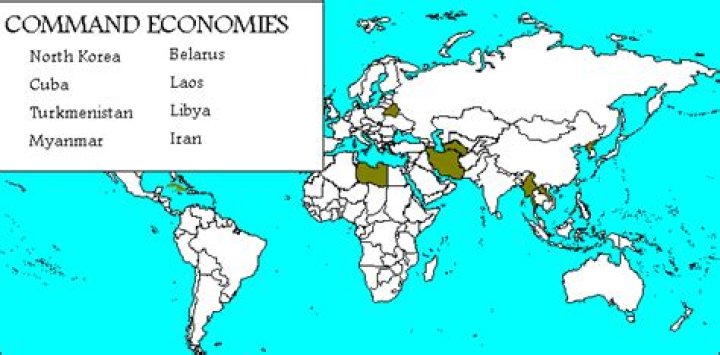 What countries have a command economy?