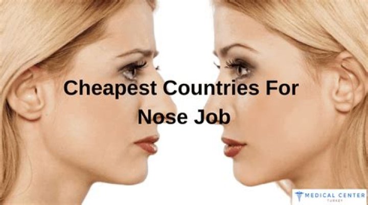 What country has the cheapest nose job?