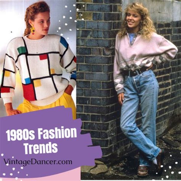 What did 1980s girls wear?