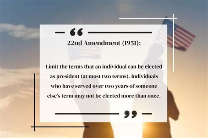 What did the 22nd Amendment in 1951 do?