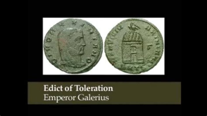 What did the Edict of Toleration do?