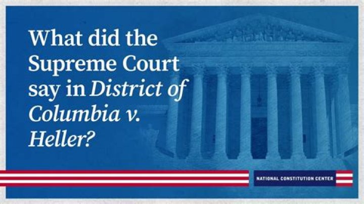 What did the Supreme Court rule in DC vs Heller?