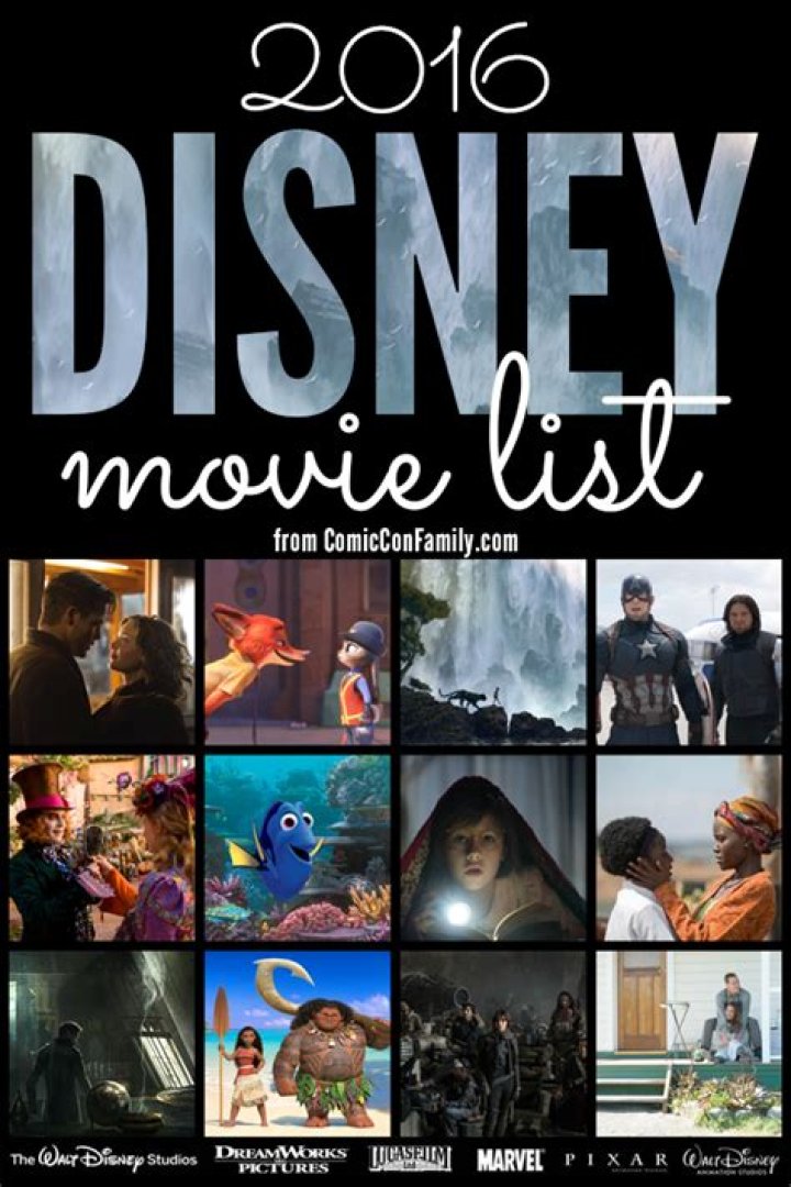 What Disney came out 2016?