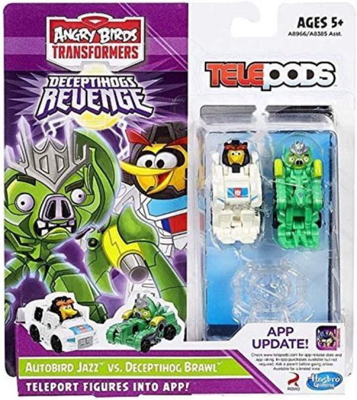 What do Angry Birds Transformers Telepods do?