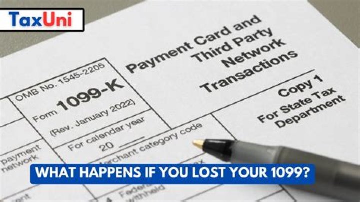 What do I do if I lost my 1099?