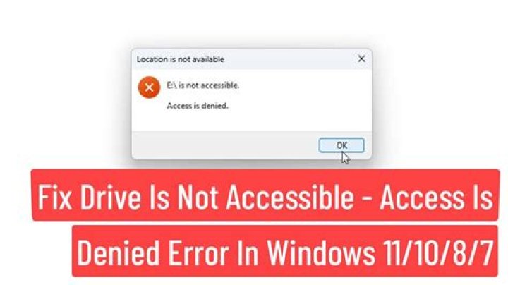 What do I do if my C drive is not accessible?