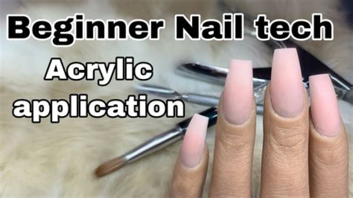 What do professional nail techs use for acrylic nails?