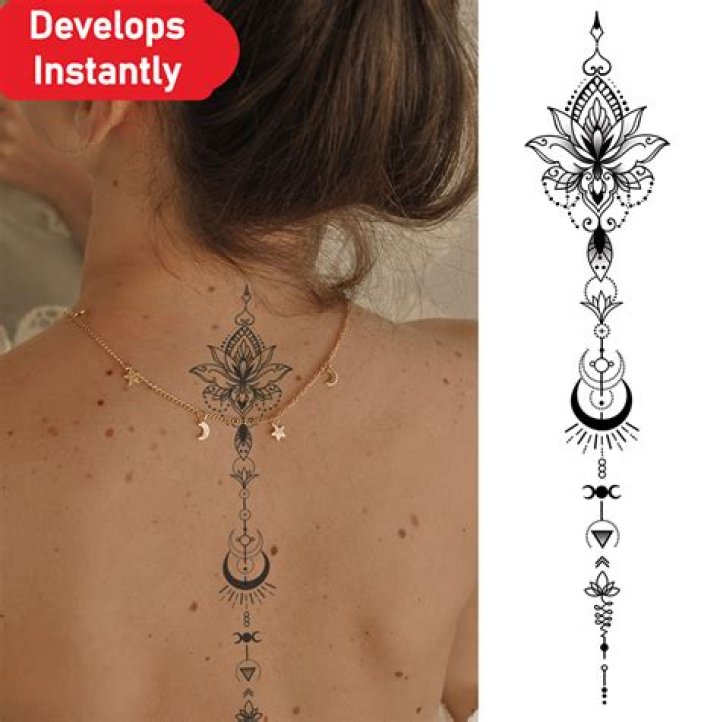 What do spine tattoos represent?