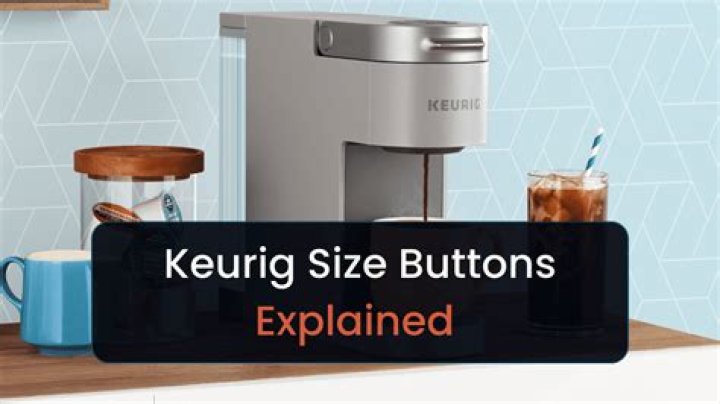What do the buttons on the Keurig do?