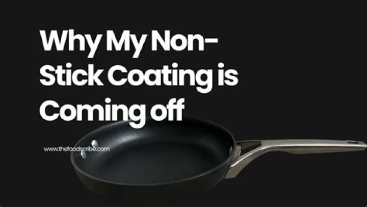 What do you do when non-stick coating comes off?