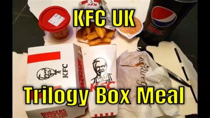 What do you get in a KFC trilogy box meal?