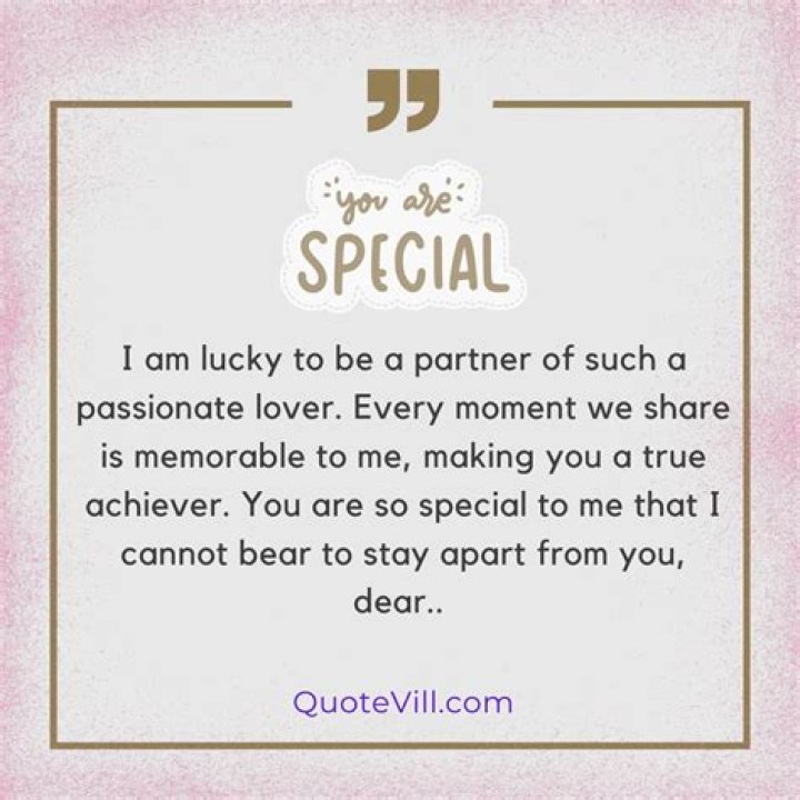 What do you say to a very special person?