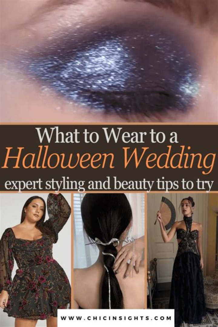 What do you wear to a Halloween wedding?