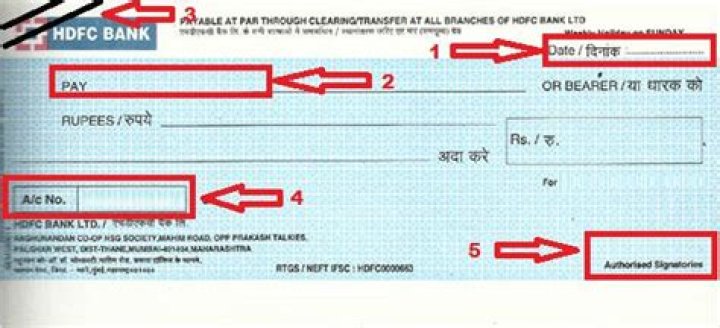 What do you write on a cheque to withdraw money?