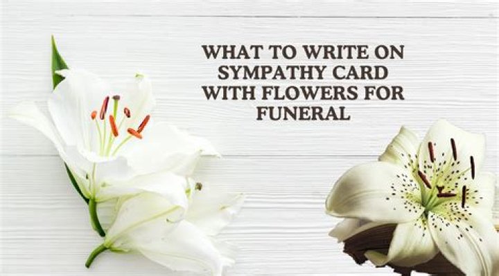 What do you write on a funeral card?