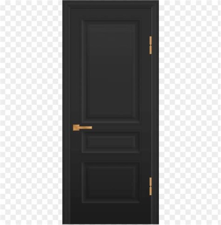 What does a black door symbolize?
