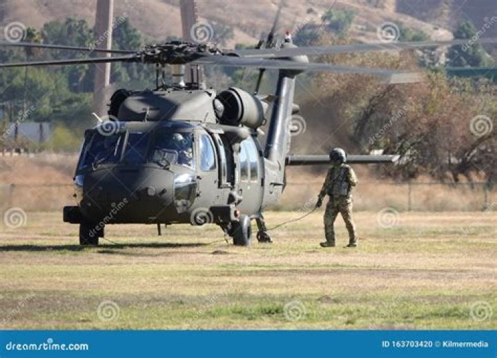 What does a Blackhawk helicopter crew chief do?