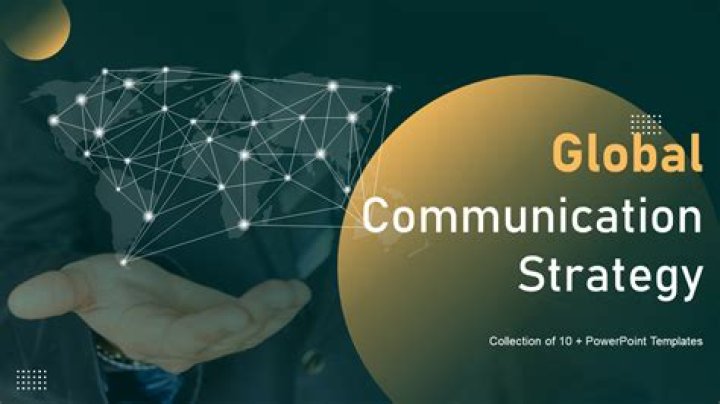 What does a global communications manager do?