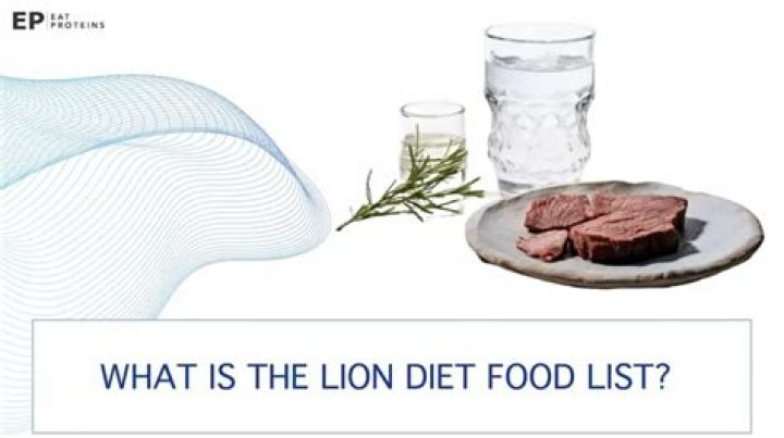 What does a lion eat in a food web?