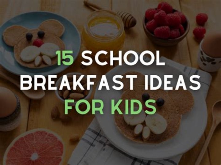 What does a school breakfast consist of?