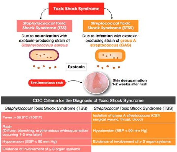 What does a toxic shock rash look like?