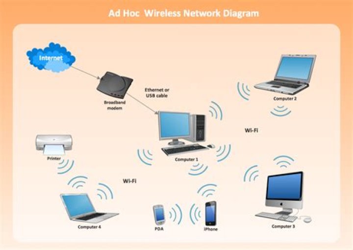 What does a wireless network do?