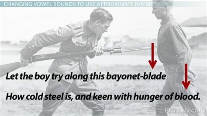 What does approximate rhyme mean?