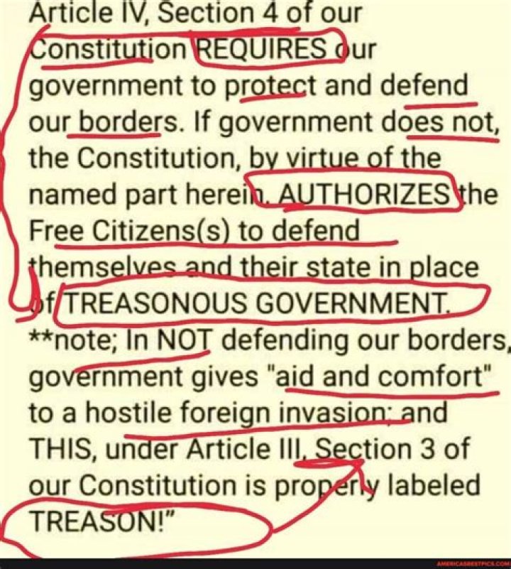 What does Article 4 Section 4 say why is this important?