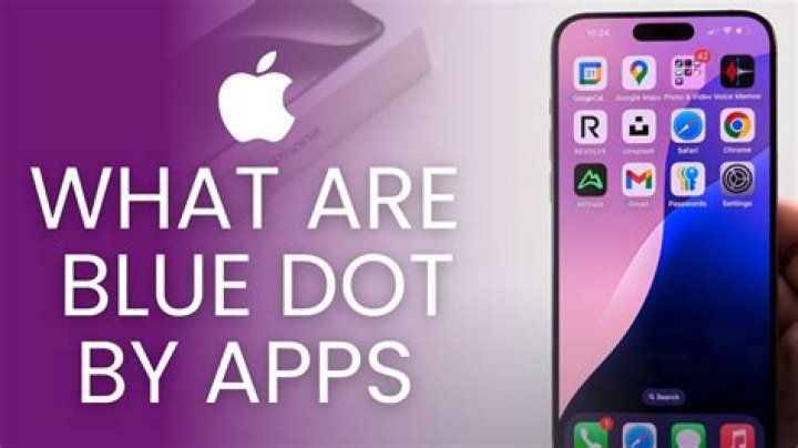 What does blue dot on Find My iPhone mean?