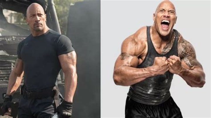 What does Dwayne Johnson listen to while working out?