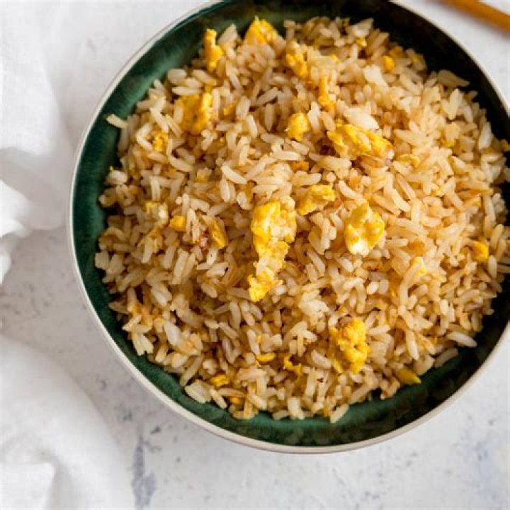What does egg fried rice contain?