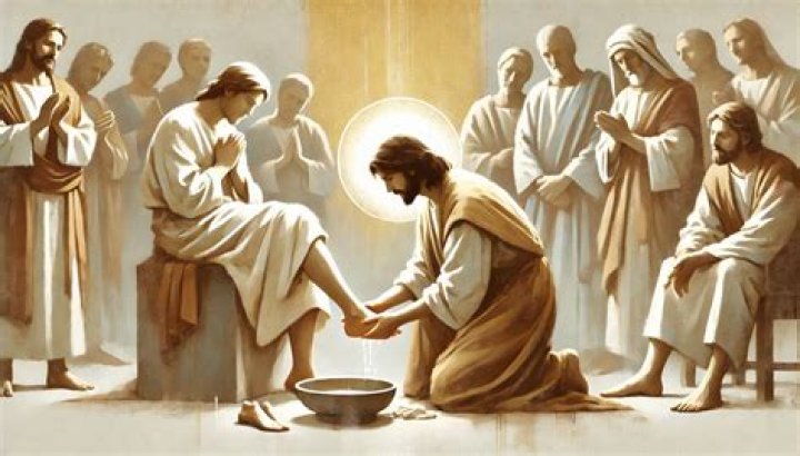 What does Feet Washing symbolize in the Bible?