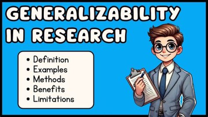 What does Generalisable mean sociology?